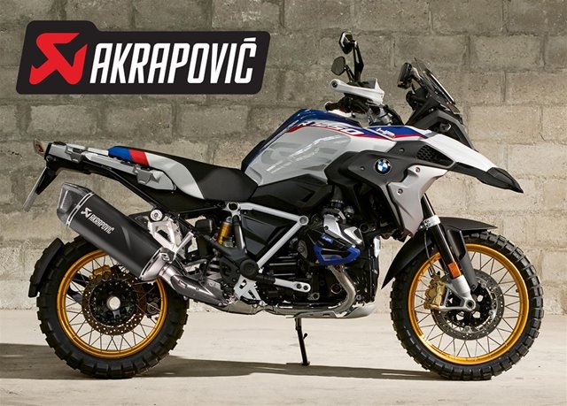 Akrapovic exhaust for BMW R1250GS / Adventure black