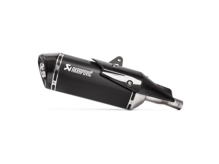 Akrapovic Slip-On Line (Titanium) for Honda Forza 750 with code S-H7SO4-HRTBL