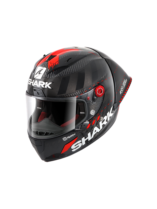 Shark RACE-R PRO GP LORENZO WINTER TEST 99 Carbon Anthracite Red